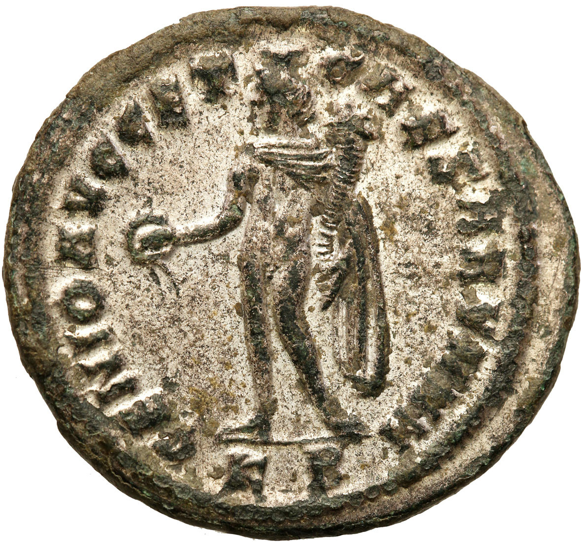 Cesarstwo Rzymskie. Konstancjusz I Chlorus (305-306). Follis 294-295, Cyzicus